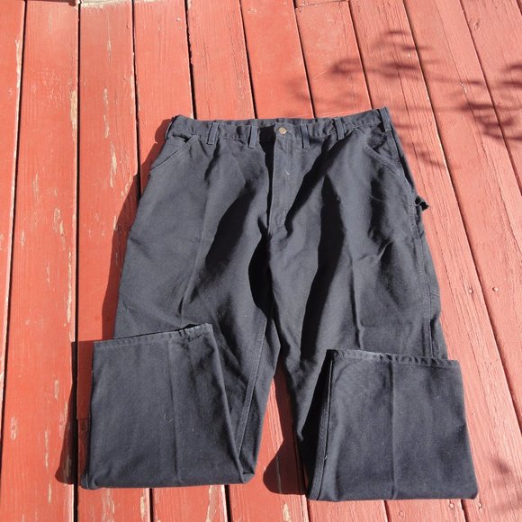 Carhatt Other - Carhartt Dark blue Carpenter jeans 44x32 gently used~boot cut cuffs~Work…